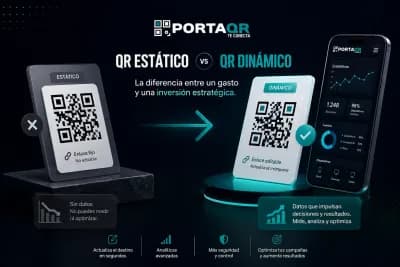 Comparativa entre códigos QR estáticos y dinámicos
